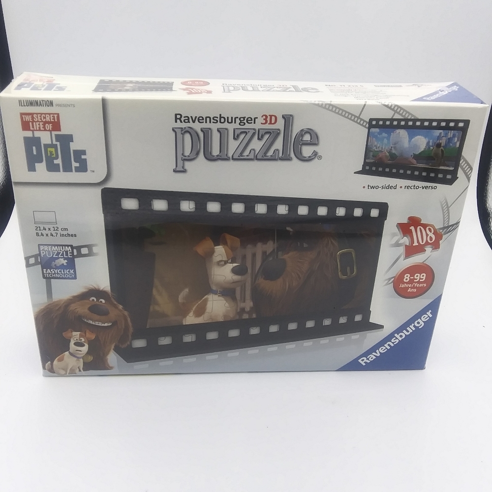 3D puzzle two sided Secret Life of Pets